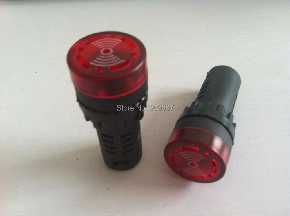 Safe Alarm AC 220 Volts Mini Siren Buzzer Light Lamp 2pcs