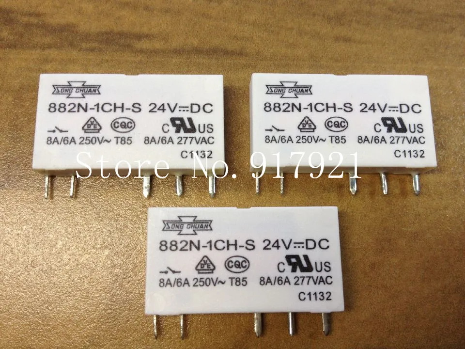 [ZOB] The original 882N-1CH-S 24VDC 6A250V instead of relay Songchuan Acer HF41F, 2961105  --30pcs/lot