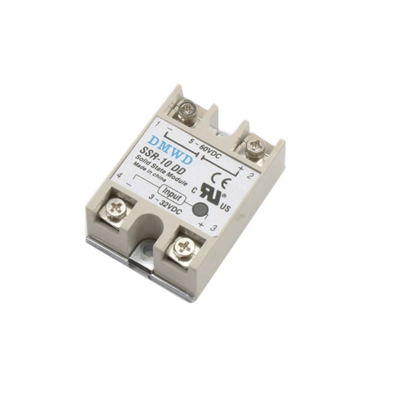 Solid State Relay SSR-10DD SSR-25DD SSR-40DD 10A 25A 40A AC Control DC Relais 3-32VDC TO 5-60VDC SSR 10AA 25AA 40AA