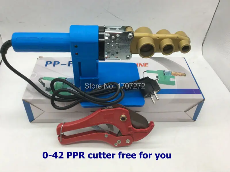 constant temperature electronic plastic Welding Machine, ppr welding machine AC 220V 600W 20-32mm with a ppr scissor