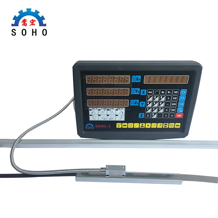 Mlling Machine DRO Digital Readout Magnetic Grid 5VDC 0.005mm Magnetic Linear Scale / Ruler / Sensor / Encoder Displacement