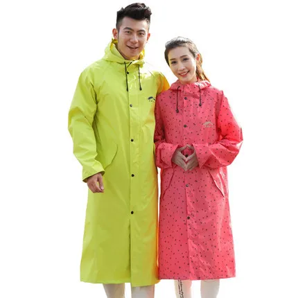 

Long urban outdoor windbreaker raincoat men and women electric car poncho