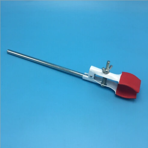 Picture 3: lab clamp Flask clip Retort for laboratory use, 2Finger clamps, Rubber Coated Prong Jaws
