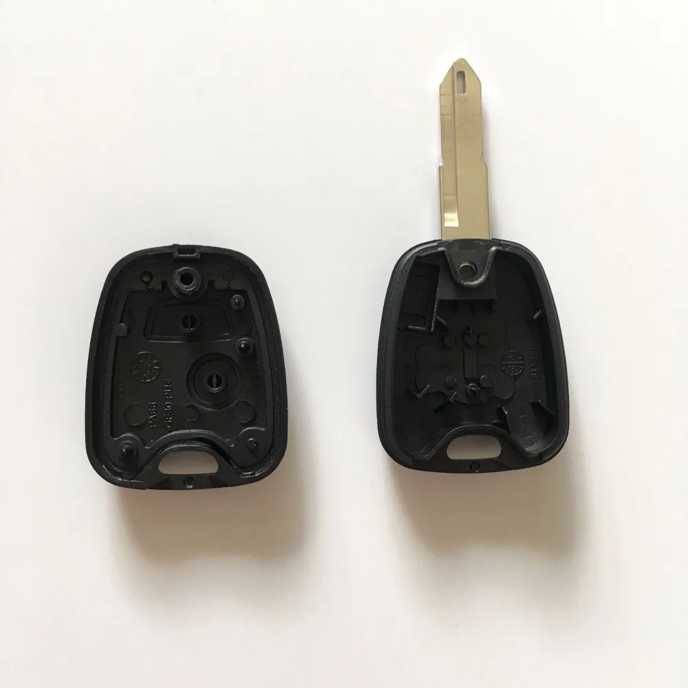 Replacement Remote Key Case Shell Entry Fob 2 Buttons Uucut Blade Key Shell Case For Peugeot 106 206 306 406