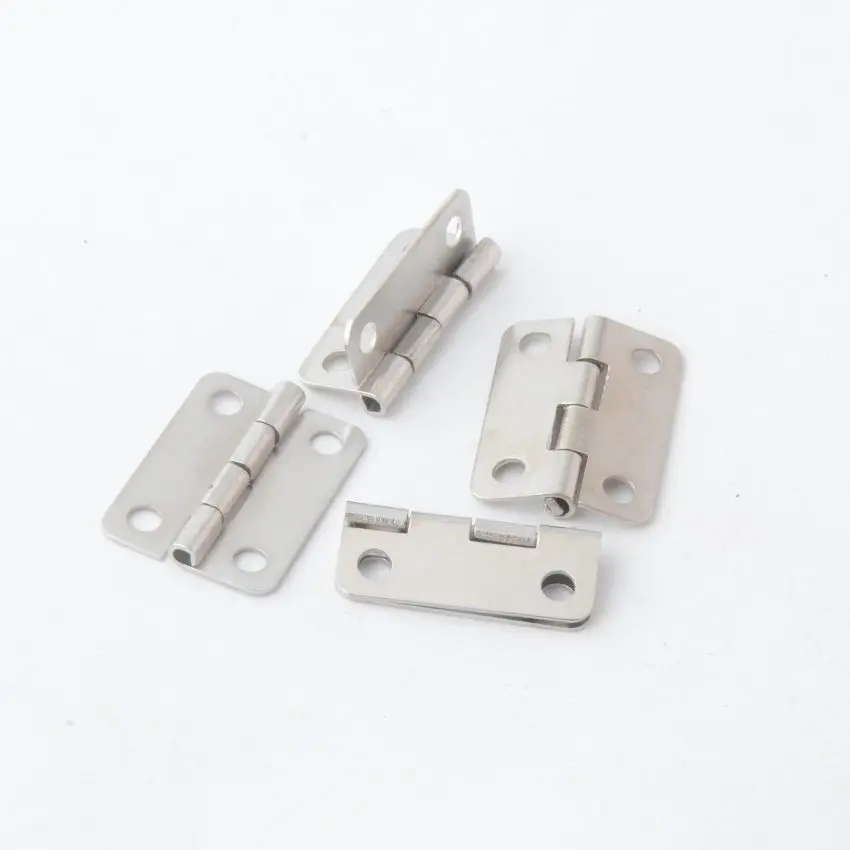 

Free Shipping 30pcs Silver Tone Hardware 4 Holes DIY Box Butt Door Hinges (Not Including Screws) 22x16mm J3021