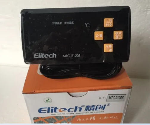 thermostat MTC-2120S refrigeration temperature limit alarm, defrost, temperature correction Elitech new original