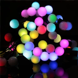 Guirlande lumineuse boule lumineuse à 40 Led, 6M, 220V, rvb, décoration de noël, mariage, jardin, maison, fête, vacances