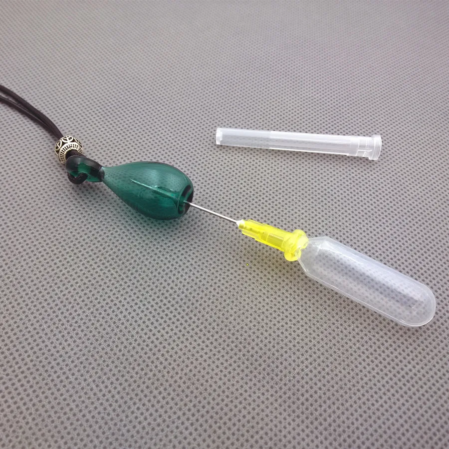 1PC  Essential Oil Bottle Pendant Necklace Diffuser Perfume Refillable Coloured Handmade Drop Pendant Necklace