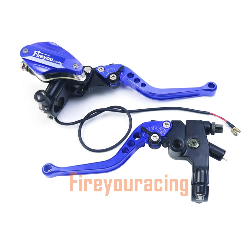 Motorcycle Brake Master Cylinder Lever Hydraulic Cable Line Clutch Universal 22mm for yzf 250 honda drz400 dirt bike motocross