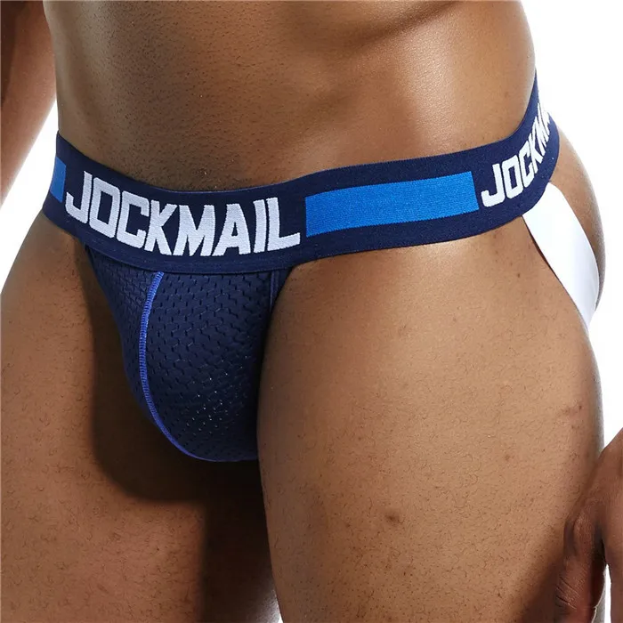 Mesh Men Sexy Jockstrap Gay Underwear jock strap jockstraps cuecas gay tangas hombre Sexy G String Cueca Gay Penis Lingerie