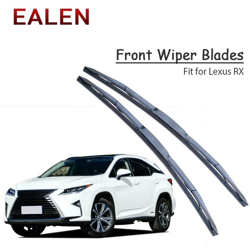 EALEN For Lexus RX350 RX450H RX400H Wiper Cleaning Brushes Original replace Accessories 1Set Rubber Car Front Wiper Blade Kit