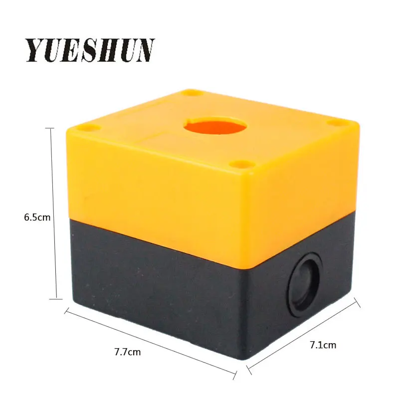 22mm Push Button Switch Control Box One Hole for Industrial Control Equipment  Waterproof  Dustproof BX1-22