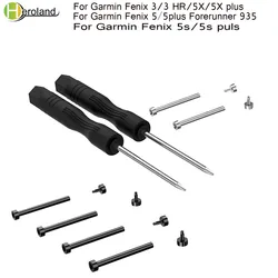 Tornillos de repuesto de acero, herramienta de extracción de destornilladores para Garmin Fenix 3 Fenix 5S 5X 5 plus Forerunner 935, Conector de varilla, 2 uds.