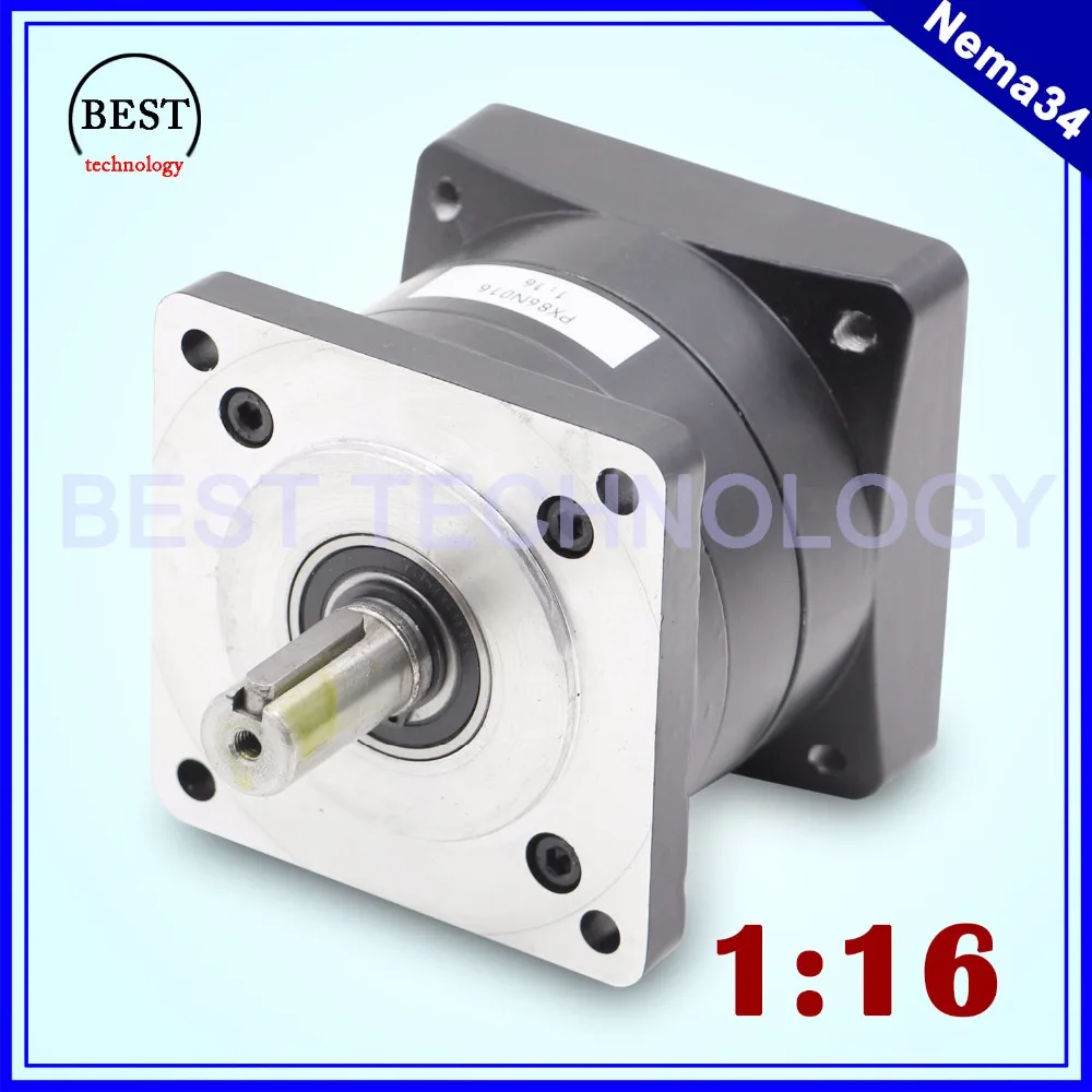 

Nema34 Motor Planetary Reduction Ratio 1:16 1:20 1: 24 1:30planet gearbox 86mm motor speed reducer, High Torque high quality !!