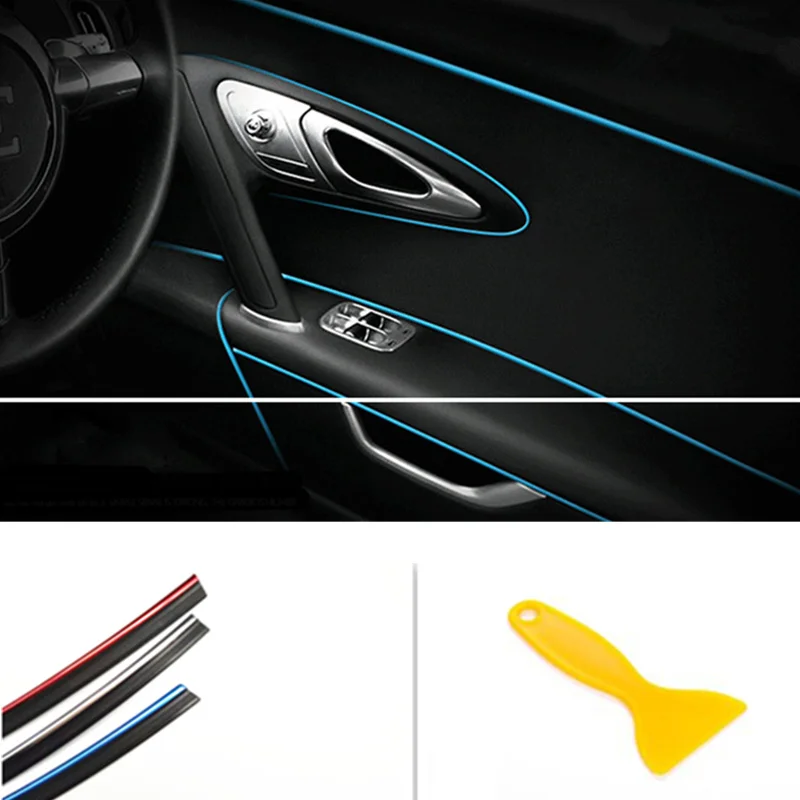 

5M Interior Sticker Decoration Strip Car Styling For Peugeot 206 207 208 301 307 308 407 408 508 607 2008 3008 4008 5008 RCZ