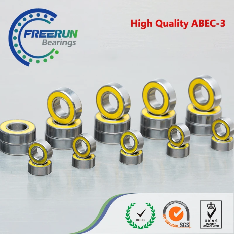 KYOSHO MP 7.5 SPORTS INFERNO YELLOW Rubber Bearing Set ABEC-3