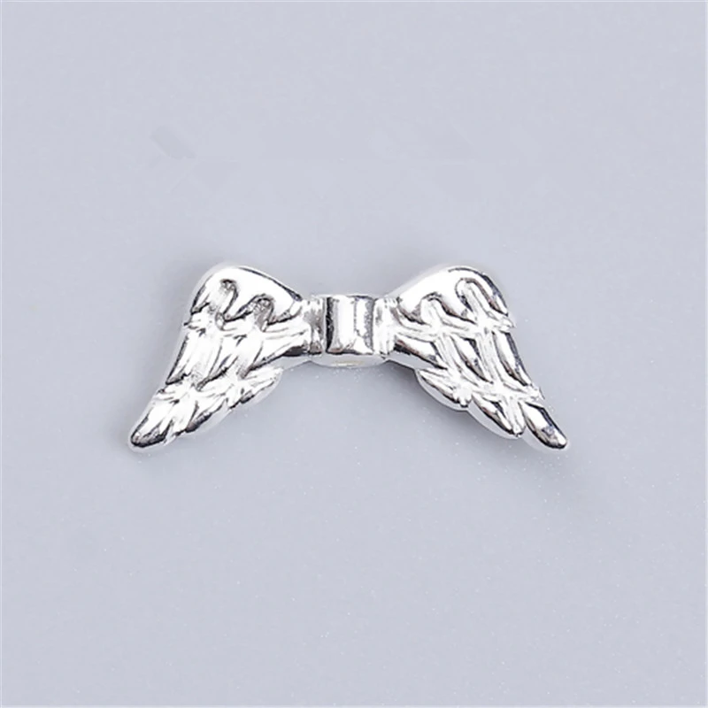 DoreenBeads Zinc Based Alloy Spacer Beads Wing silver color DIY Findings 19mm( 6/8