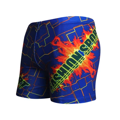 Wolf Print Men Swimwear Swimming Trunks Push Up Bathing Suit Man Diving Swimsuit Briefs Big Size Beach Sport Shorts