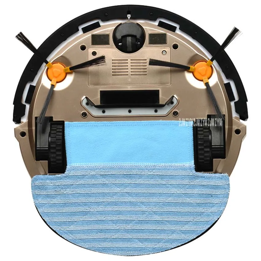 D750แห้งและเปียกหุ่นยนต์ทำความสะอาดด้วยเครื่องดูดฝุ่นที่มีถังน้ำและนำทางGPSสะอาดที่กำหนดไว้เส้นทาง,หุ่นยนต์สะอาด0.5Lฝุ่น