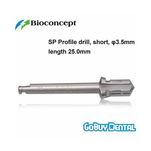 

Straumann Compatible Dental Implant Instruments SP Profile drill,D3.5, RN,L25.0 051140