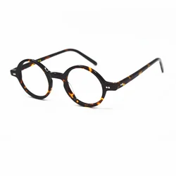 Vintage Small Round Tortoise Full Rim Acetate Reading Glasses +100 +125 +150 +175 +200 +250 +300 +350 +375 +400 +425 +450 +500