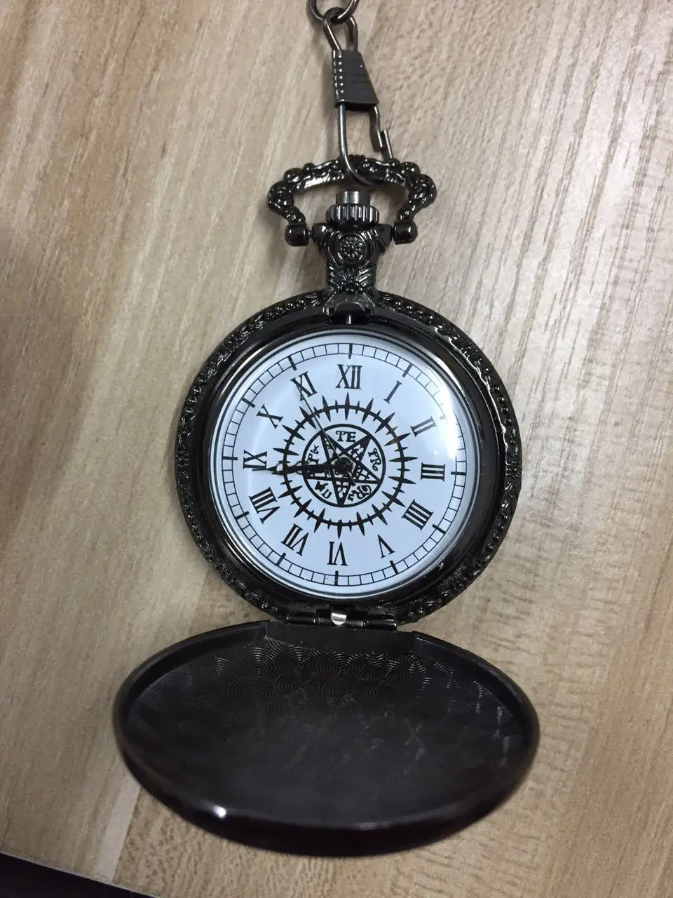 Japanese Kuroshitsuji Black Butler Sebastian Theme pocket watch gift