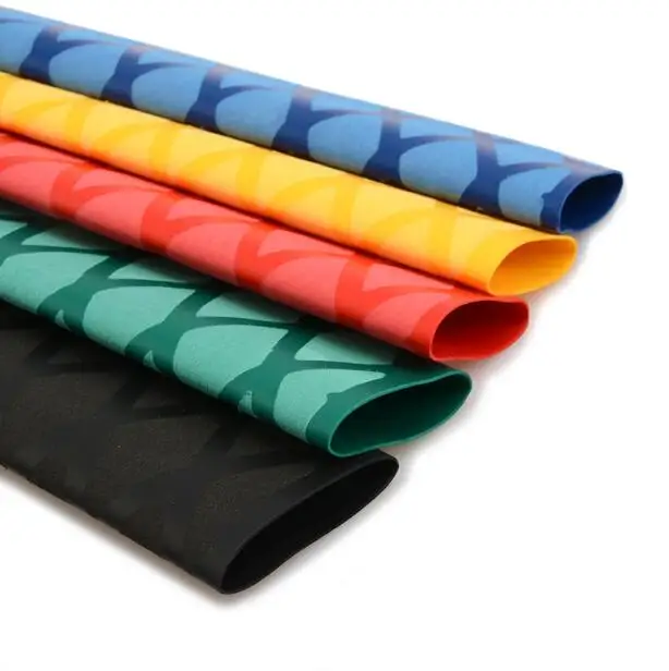 30mm diameter heat shrink tube Pattern Multicolor Non-slip tube for fishing rode 1 meter