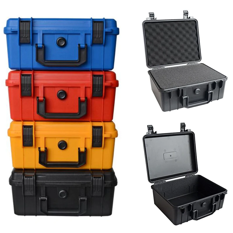 

280*240*130mm Protective Toolbox Plastic Tool Case Safety Instrument Tool Box Sealed Equipment Tool Box Shockproof With Foam