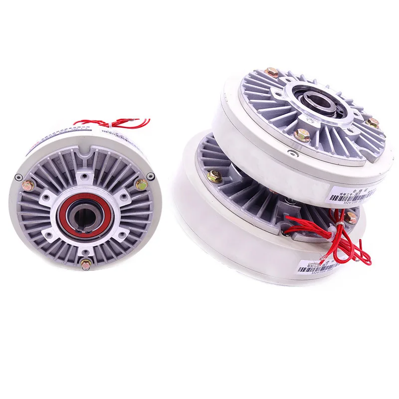 50NM Bột Từ Phanh Với Trục Rỗng 30Mm Trung Tâm Khoảng Cách 110Mm DC24V 1500RPM Tốc Độ Tối Đa Cho Bao Bì máy Móc