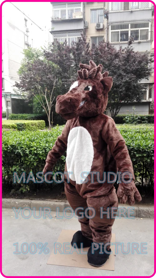 mascot horse mustang stallion mascot costume custom fancy costume anime cosplay kits mascotte cartoon theme fancy dress