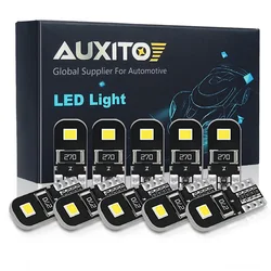 10x W5W T10 LED Canbus Bulb for Lada Vesta Granta Kalina Niva Renault Duster Megane Car Interior Light Dome Trunk Parking Lights