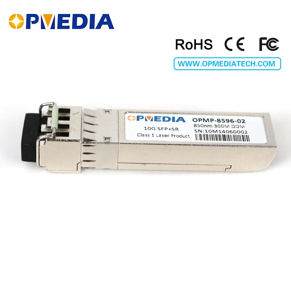 

Foundry compatible 10GBASE-SR transceiver,10G 850nm 300m SFP+ optical module with duplex LC connector and DDM function ,MMF