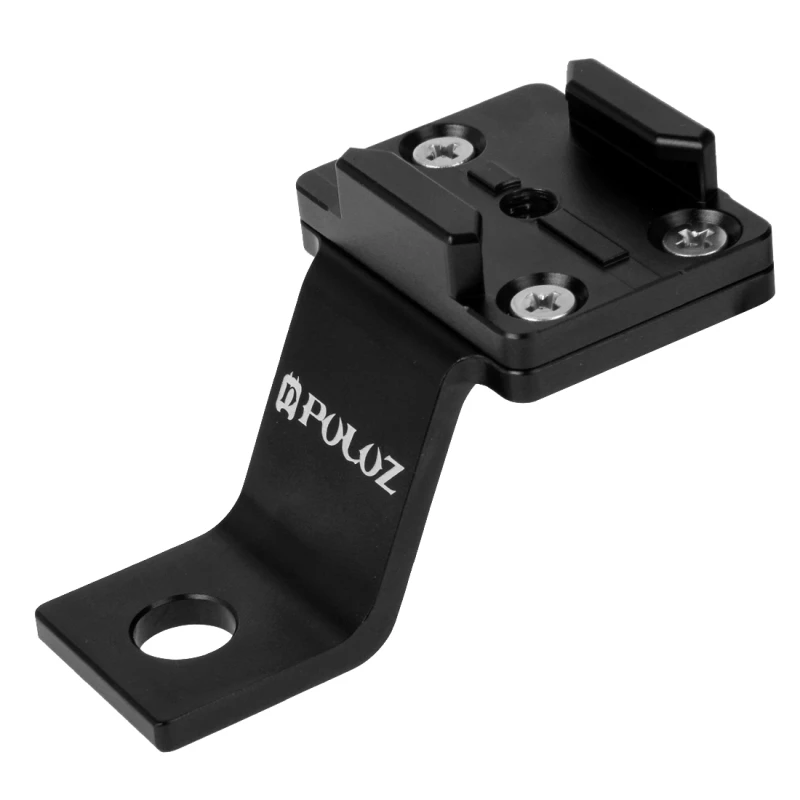 PULUZ Fixed Metal Motorcycle Holder Mount For Action Cameras GoPro Hero12 11 10 9 8 7 6, Insta360 Ace Pro, DJI Osmo Action 4