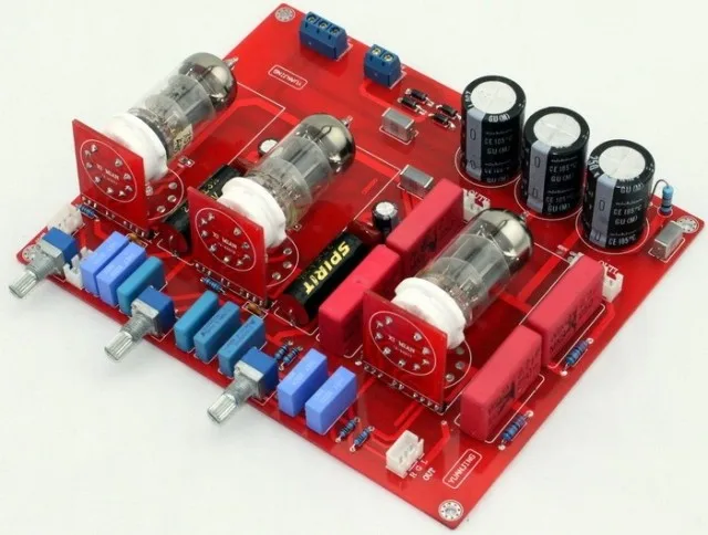 

6N1 tube preamp board for HIFI amplifier board 6N1 Pre-amplifier board