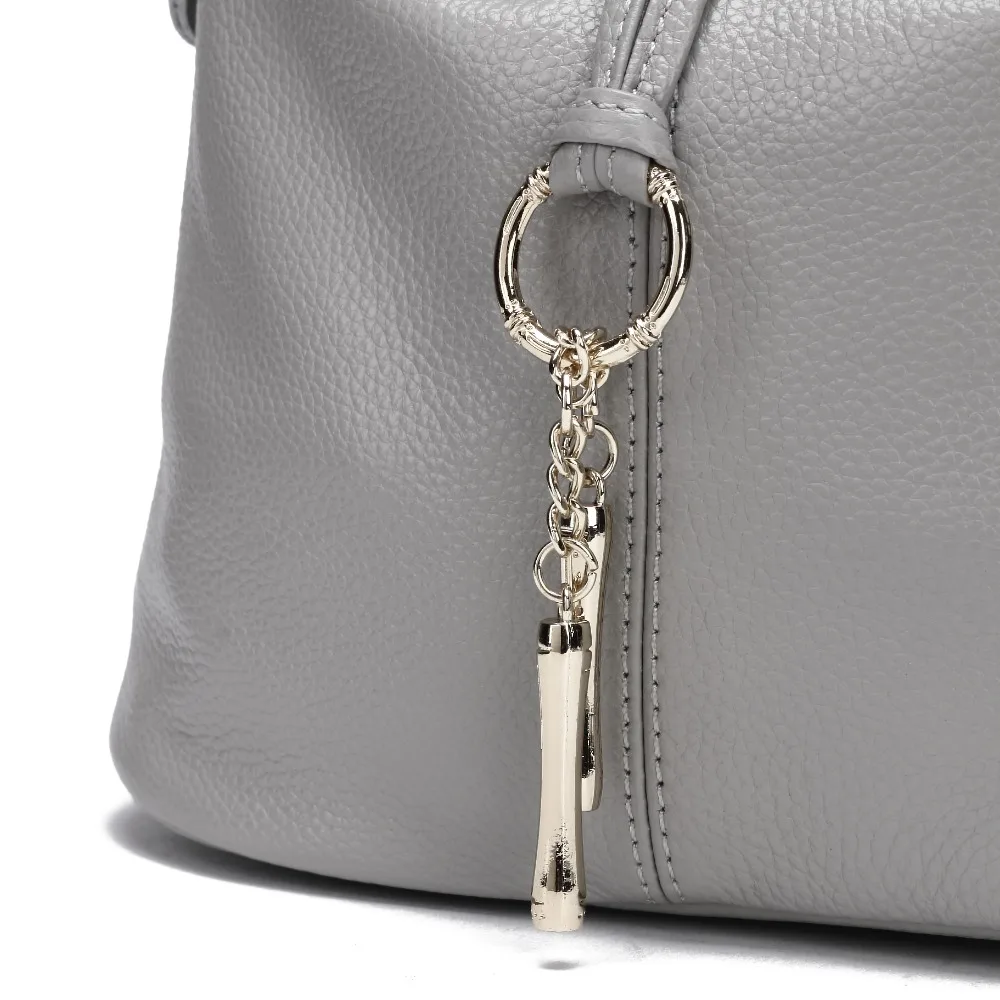 HOT Soft 100% Genuine Cow Leather Handbags Small Girl Women Shoulder Designer Messenger Crossbody Ladies Bag Satchel Bolso