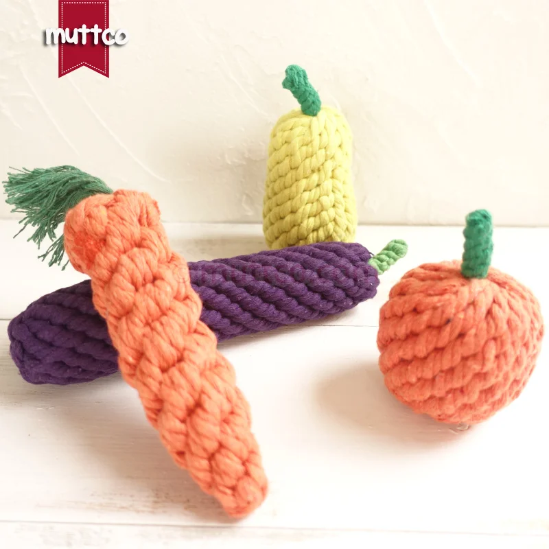 

Оптовая продажа; 4 вида высокого качества овощи; фрукты собака игрушка хлопковая веревка игрушка собака игрушка на веревке DRT-029