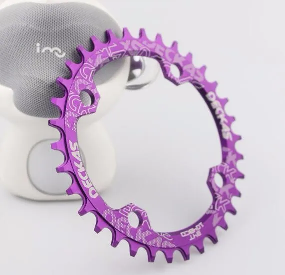 Deckas 104BCD Oval Narrow Wide Chainring MTB Mountain Bicycle 32T