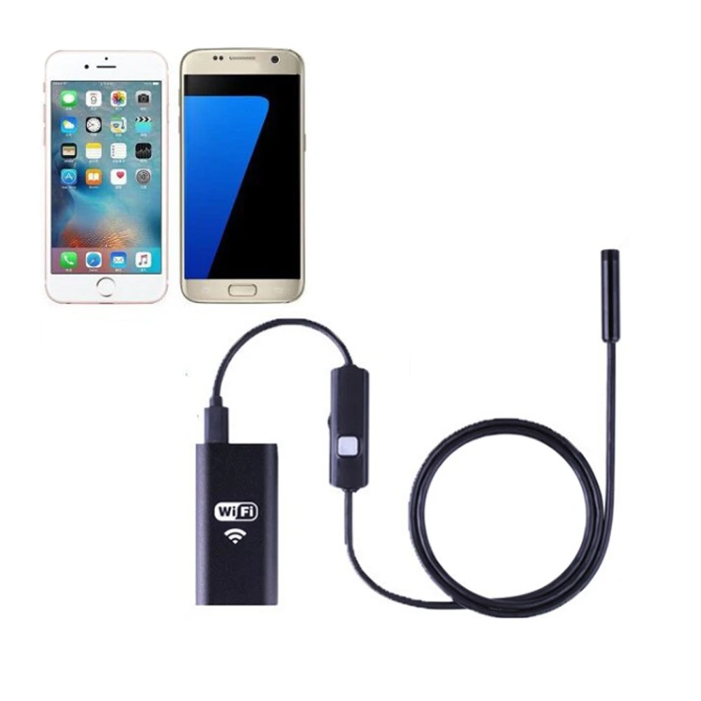 1M 1.5M 2M 3.5M 5M 8mm Wireless Wifi Endoscope for iOS Android Borescope 720P 2.0MP 6LED IP67 Waterproof Inspection Camera