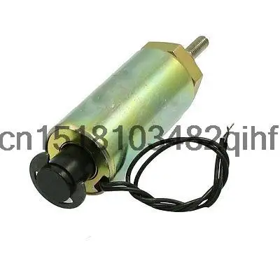 

18mm Stroke 0.3N Cylindrical Tubular Pull Type Solenoid DC 24V 1.2A