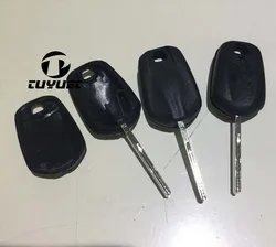 10PCS Transponder key shell for Peugeot 508 Car Key Blanks for Citroen New Elysee Replacement Case