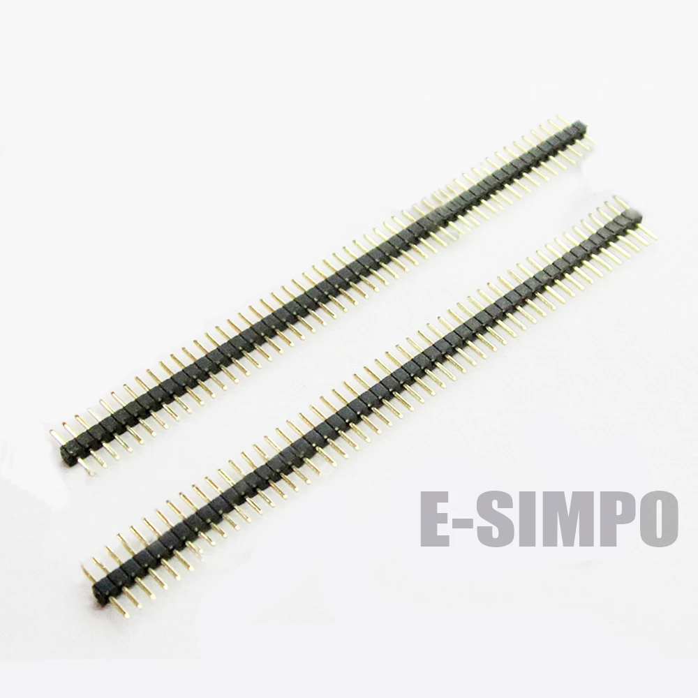 

50pcs/lot 1.0mm Pin Header,Male header,Single Plastic,1*50P Single Row,2*50P Double Row,Straight,Berg strip,Rohs,Gold-plated