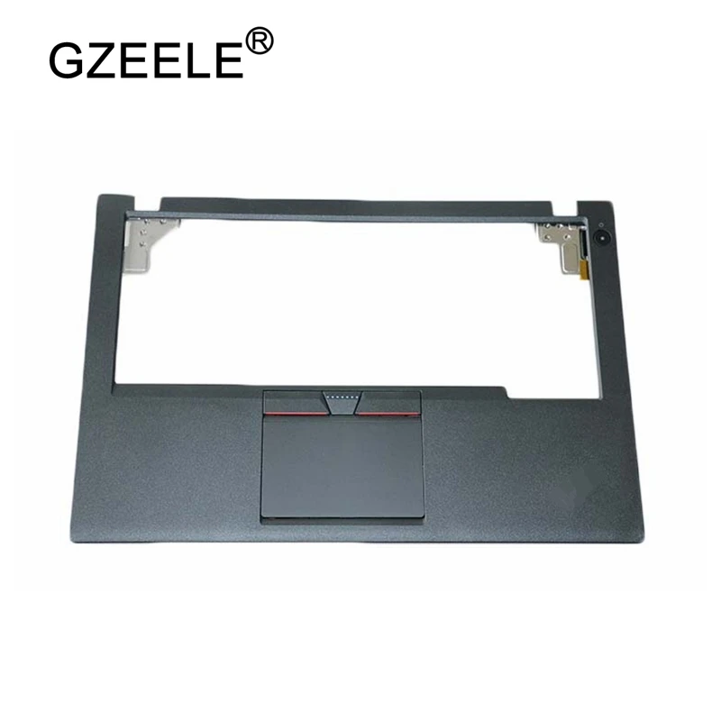 GZEELE NEW for Lenovo for ThinkPad X250 X250I Palmrest Cover Upper Case 3 Three Keys Touchpad Cable 00HT391 black