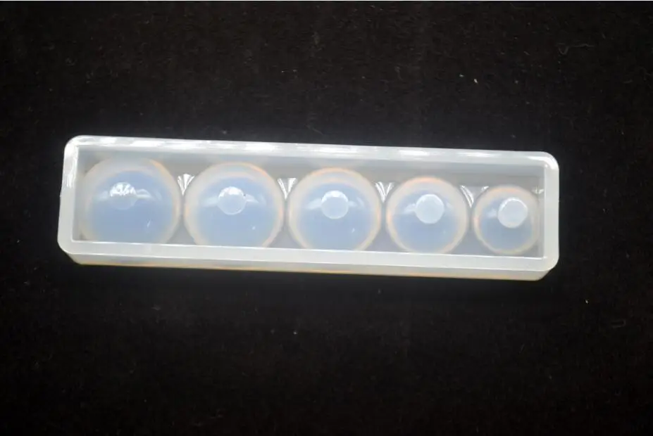 16/15/14/12/10mm Silikonform halbe Kugel Cabochon Anhänger Harz Silikonform handgemachte DIY Schmuckherstellung UV Epoxidharz Formen