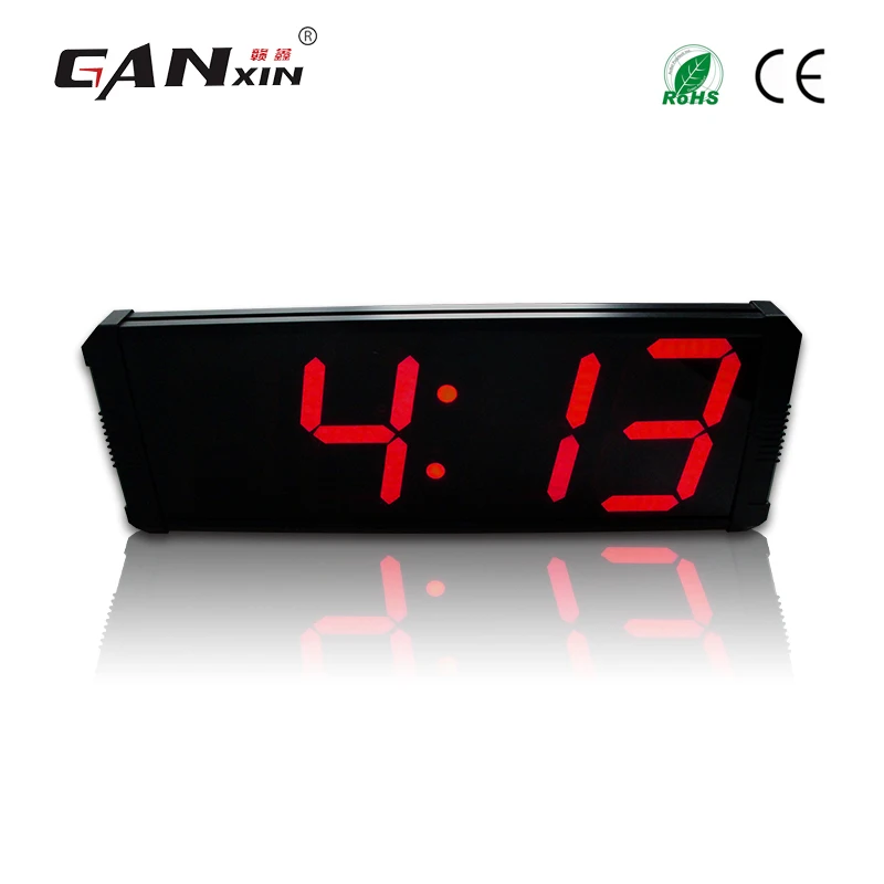 [Ganxin] 8 Inches 4 Digits APP Control Modern Designed  Large Wall Clock Led Countdown Timer