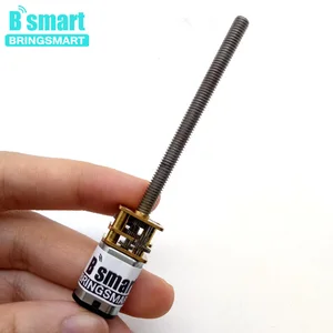 BRINGSMART-MINI N20, 3V, 6V, 12V Electric Screw Reducer, Threaded Axle, M4 55mm, Continuous Motor 15/30/50/60/100/200/300/500 RPM 12 Main Speed Reducing Sales - №10