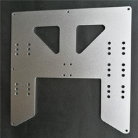 Anet A8 E10 Y-Carriage upgrade plate Anet 3D Printer Upgrade Y Carriage Anodized Aluminum alloy Plate high quality