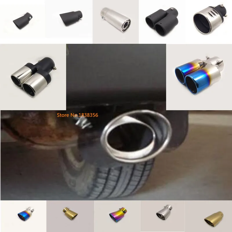 Muffler Exterior Pipe Outlet Dedicate Stainless Steel Exhaust Tip Tail For Suzuki Alto 2009 2010 2011 2012 2013 2014 2015 2016