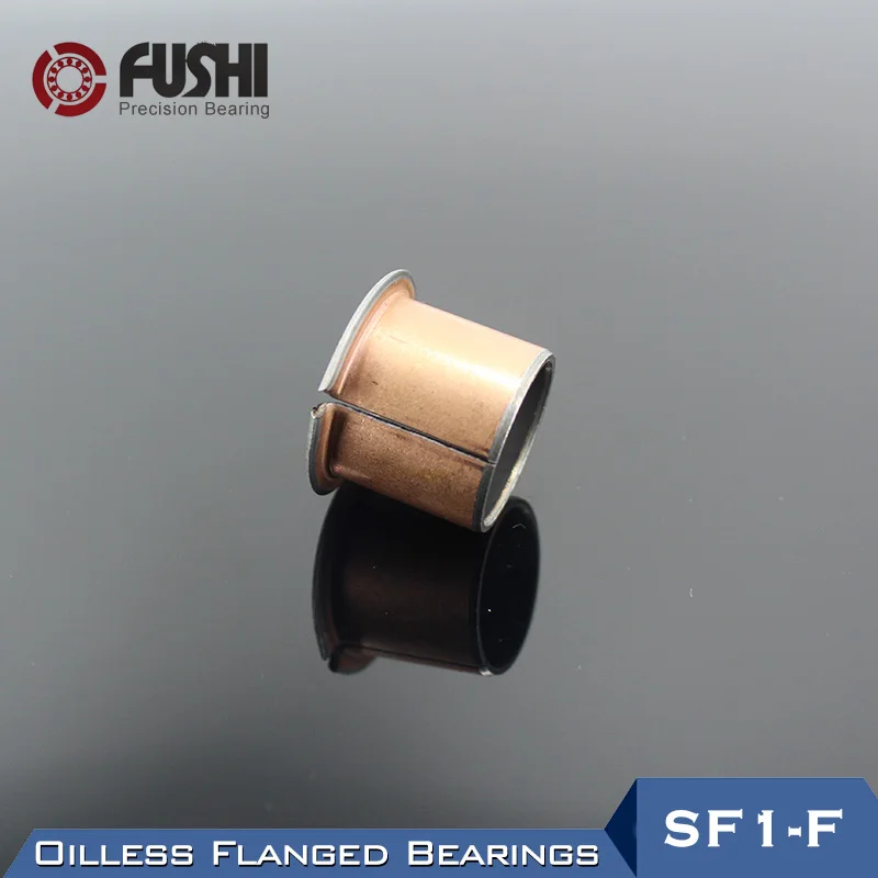 

SF1-F Oilless Flanged Bushing Bearing SF1-F06040 SF1-F06060 SF1-F06070 ( 5 Pcs) SF1 Self Lubricating Composite Flange Bearings