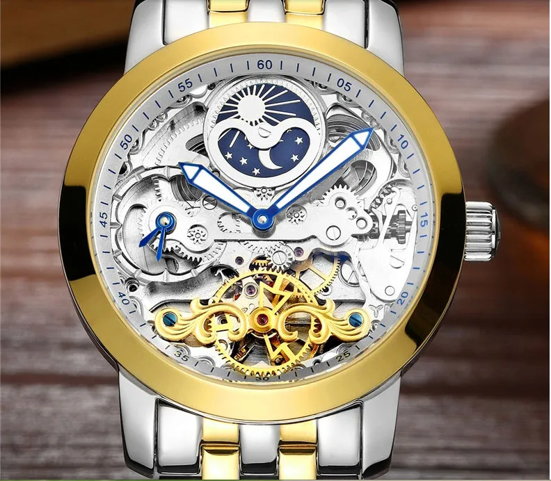 

New Designer Transparent 3D Visible Dial AILANG Men Vintage Tourbillon Watches Self-winding Business Dress Wrist watch 316L W028
