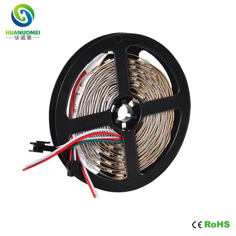 

Светодиодная лента WS2812B, 5 м, 5 В, 30 светодиодов, 30 пикселей